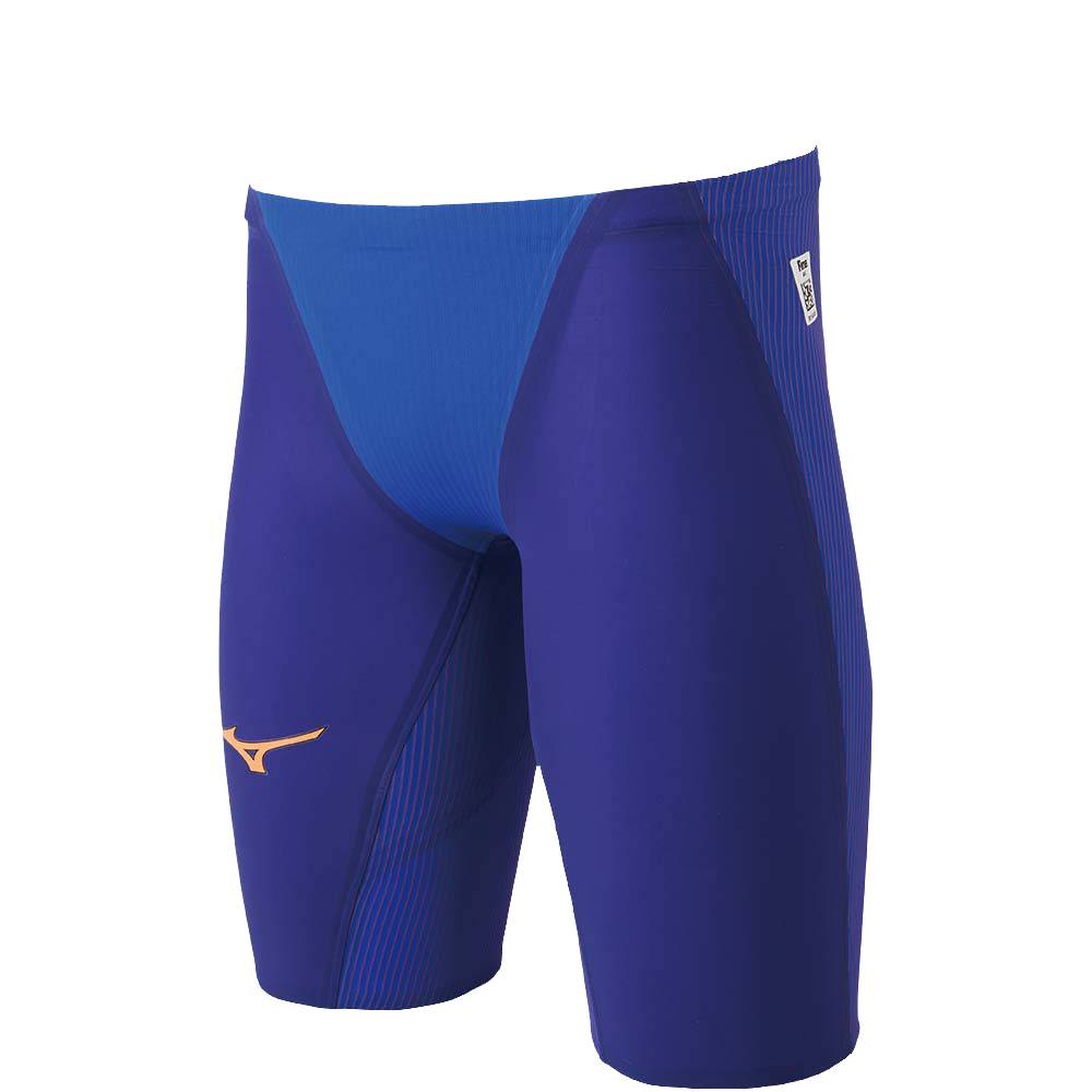 Costumi da bagno Mizuno GX-Sonic IV Multi Racer Technical Uomo - Blu/Arancioni - 53279-BLIK